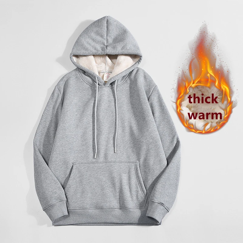 Sherpa Hoodie Fleece - عالية الجودة رمادي رشاقته الصوف بطانة