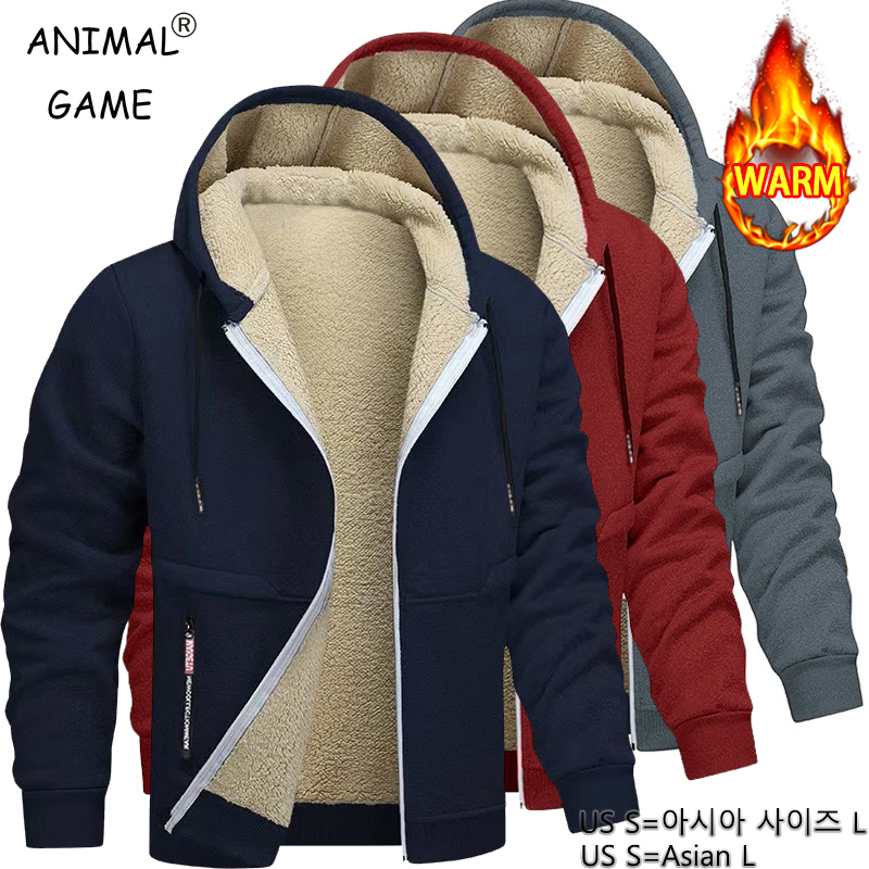 Sherpa Hoodie Fleece - لعبة الحيوان رجل عارضة مقنعين للرجال