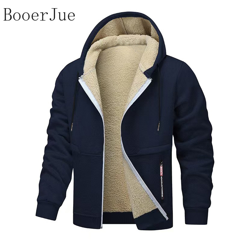 Sherpa Hoodie Fleece - جاكيت بسحاب بغطاء رأس مبطن بالشيربا