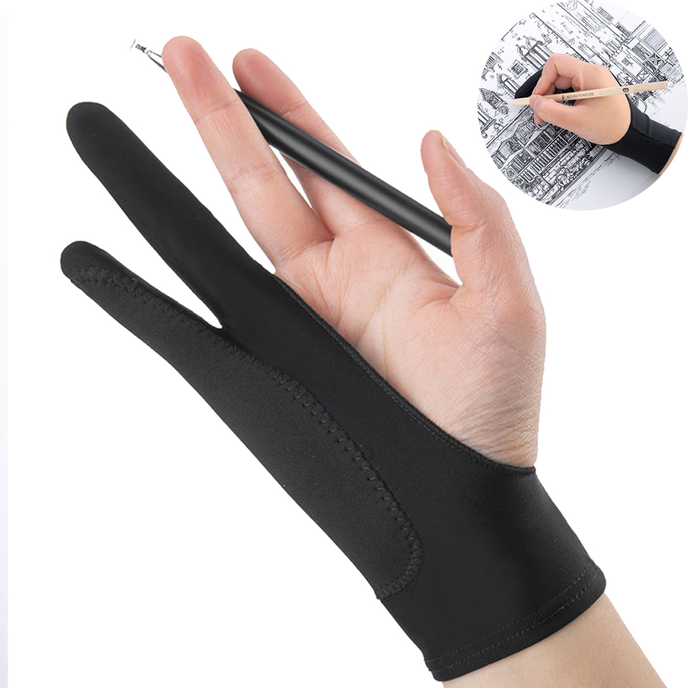 Touch Screen Gloves - قفاز رسم ببصمة إصبعين واحدين، لوازم