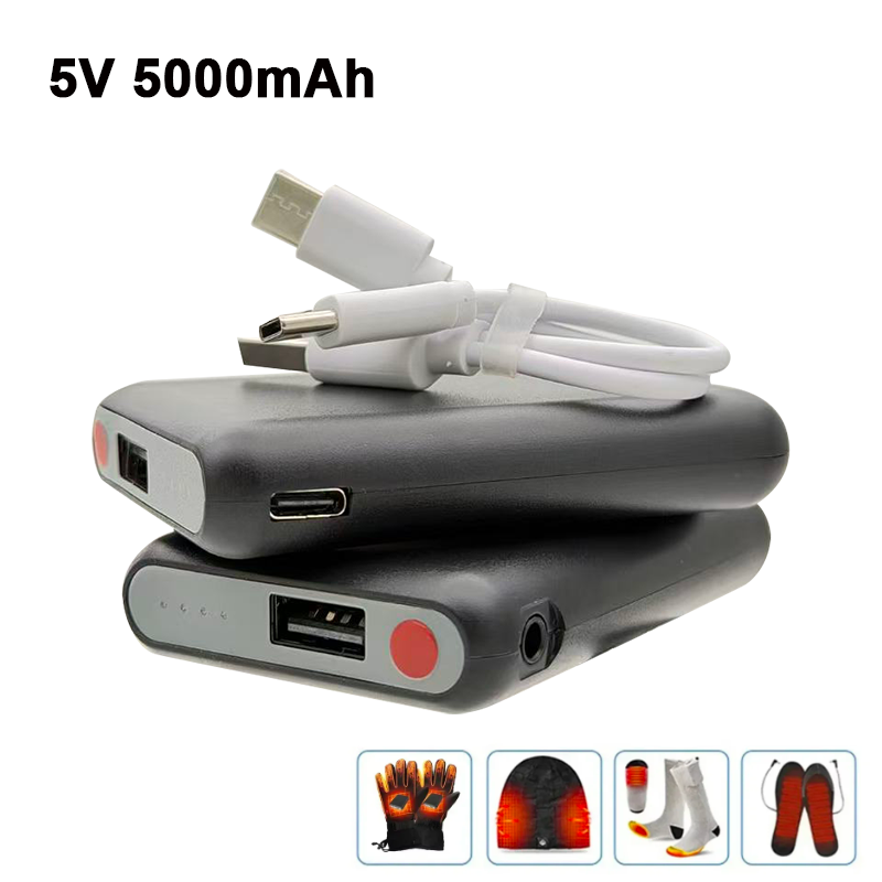 Heated Vest Battery - بطارية قابلة للشحن عبر USB-C بقوة
