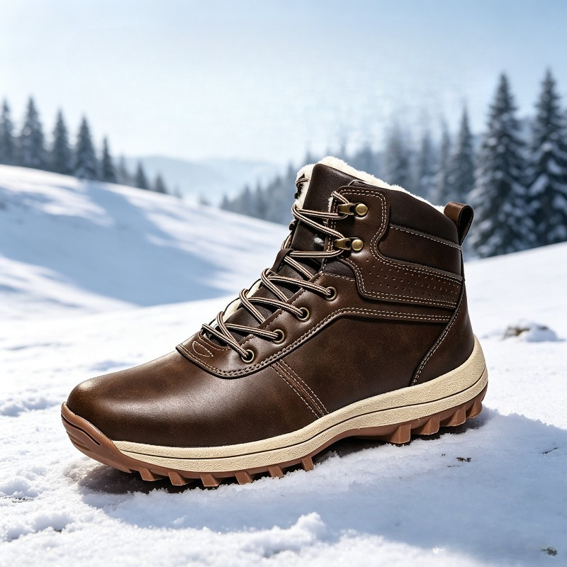 Waterproof Winter Boot - أحذية شتوية رجالية فائقة الدفء بمقاسات