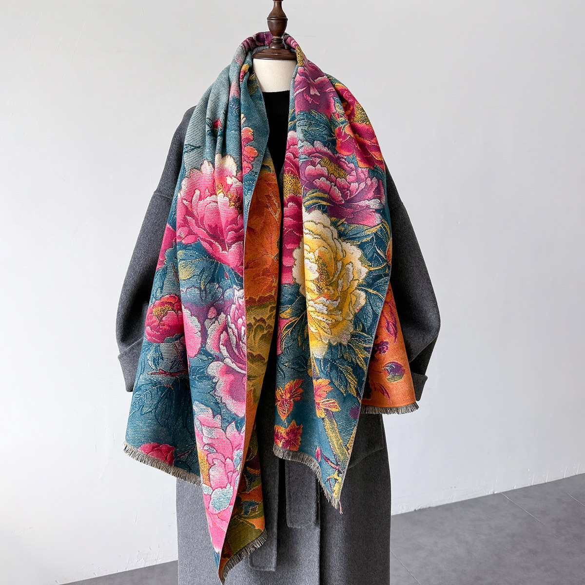 الدافئة الكشمير وشاح المرأة شا - مراجعة Cashmere Pashmina Wrap وسعره