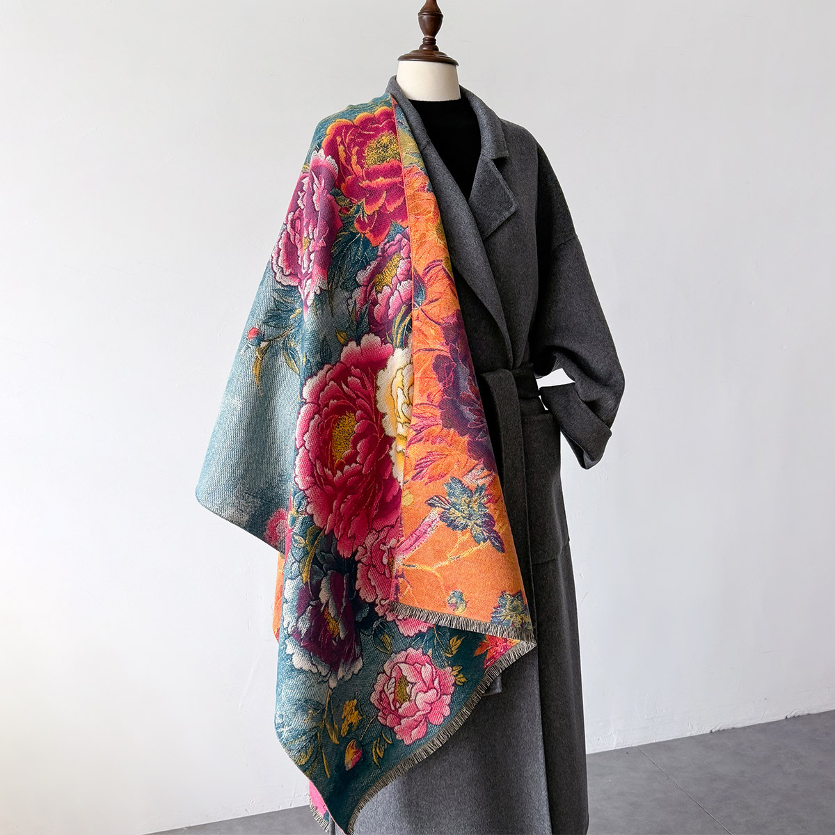 الدافئة الكشمير وشاح المرأة شا - مراجعة Cashmere Pashmina Wrap وسعره