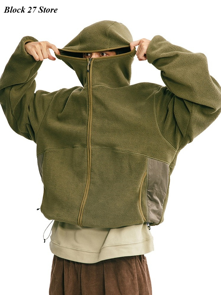 رجل هوديي الخريف الشتاء سترة ق - مراجعة Sherpa Hoodie Fleece وسعره