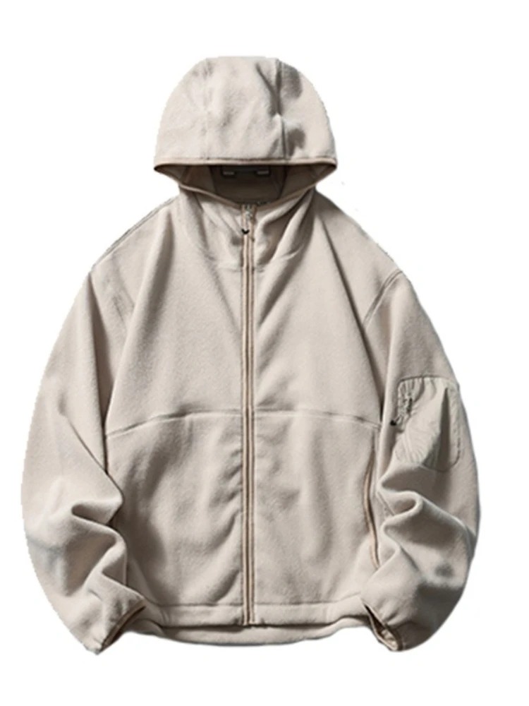 رجل هوديي الخريف الشتاء سترة ق - مراجعة Sherpa Hoodie Fleece وسعره