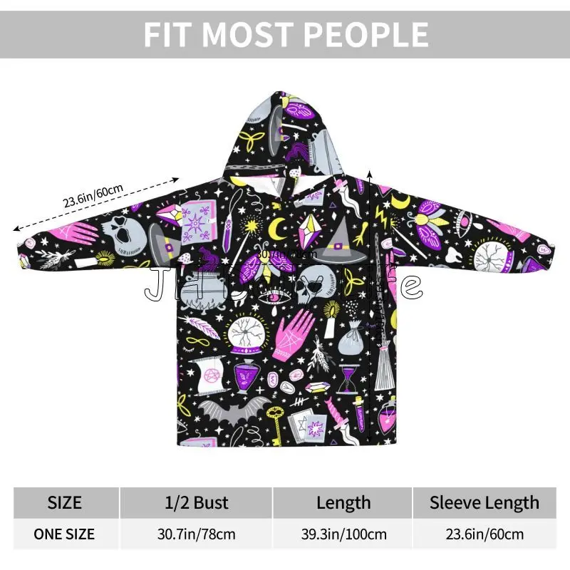 ماجيك ويتشي القوطي المتضخم بطا - مراجعة Sherpa Hoodie Fleece وسعره