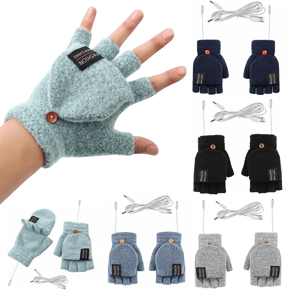 USB تسخين كهربائي قفازات الشتا - مراجعة Touch Screen Gloves وسعره