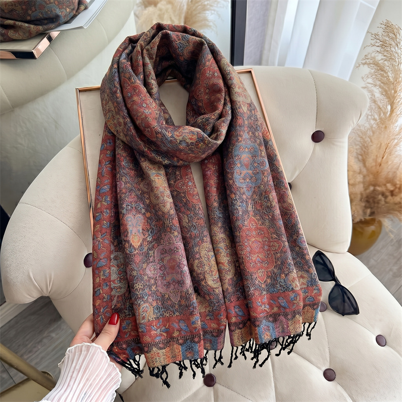 وشاح كشمير فاخر جديد للنساء لف - مراجعة Cashmere Pashmina Wrap وسعره