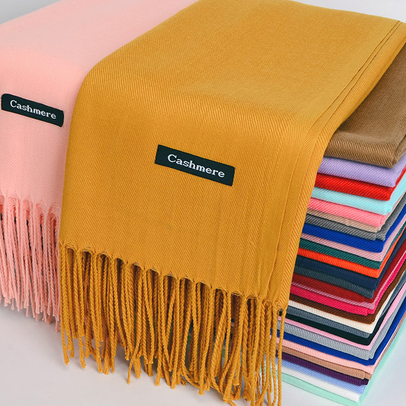 متعددة الأغراض تقليد الكشمير و - مراجعة Cashmere Pashmina Wrap وسعره