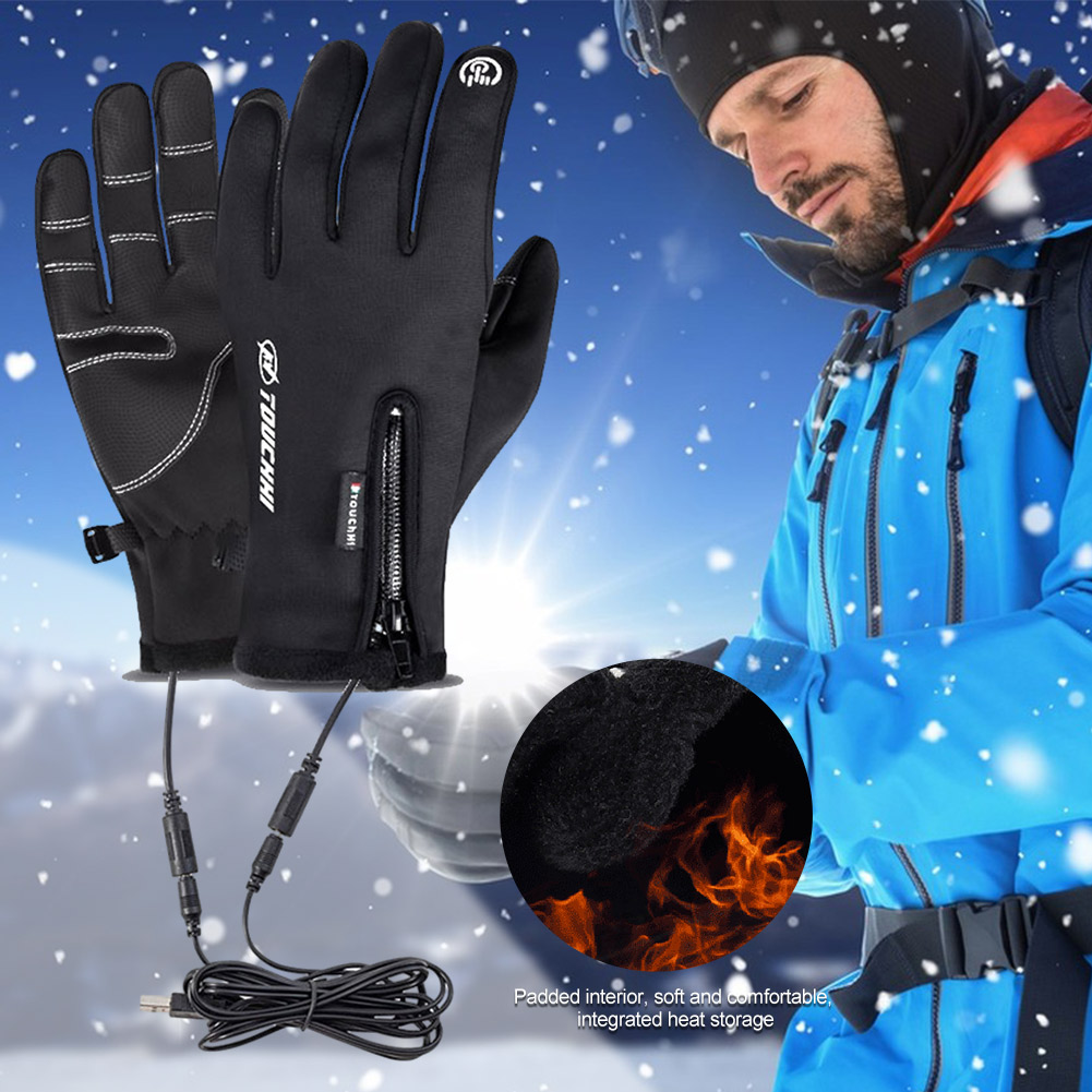 USB قفازات شاشة لمس شتاء دافئ  - مراجعة Touch Screen Gloves وسعره
