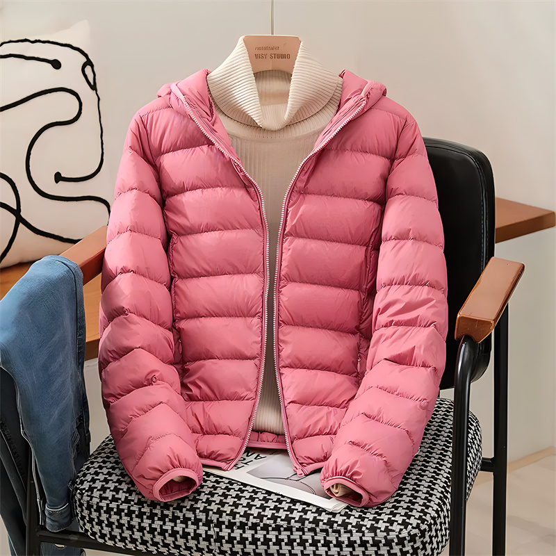 المرأة مقنعين الكورية سليم الب - مراجعة Down Jacket Packable وسعره
