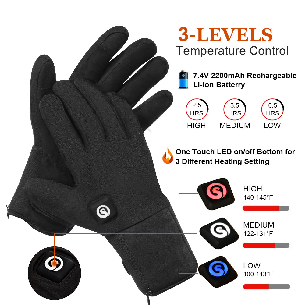 قفازات دراجة نارية كهربائية سا - مراجعة Touch Screen Gloves وسعره