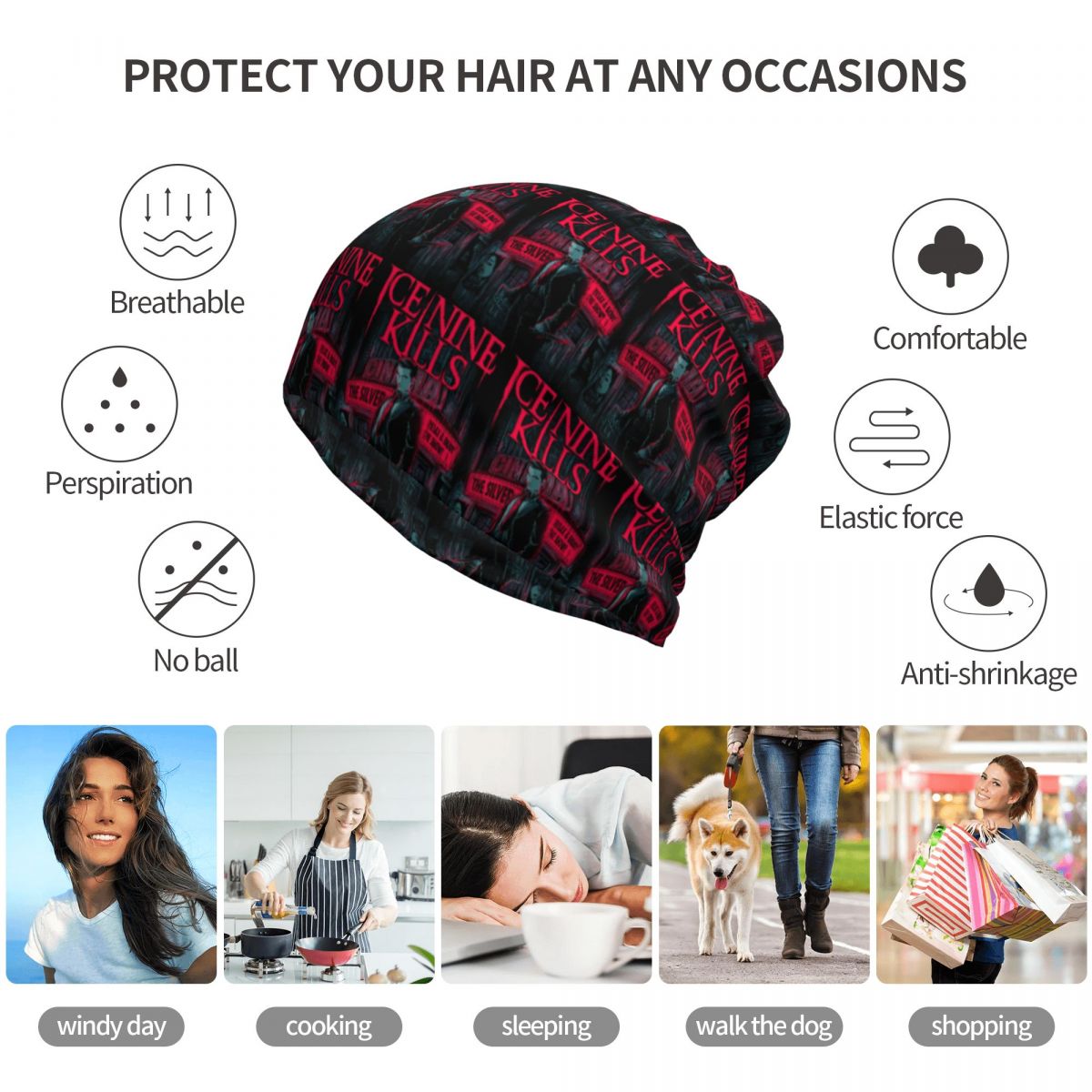 غطاء رقبة من نوع باندانا من Ic - مراجعة Knit Beanie Hat Warm وسعره