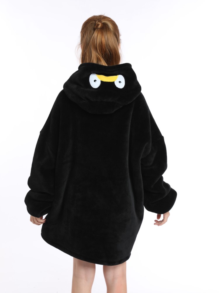 بطانية شيربا كبيرة الحجم بغطاء - مراجعة Sherpa Hoodie Fleece وسعره