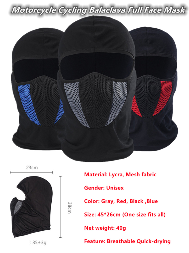 قناع وجه للدراجات النارية، غطا - مراجعة Balaclava Ski Mask وسعره